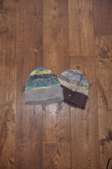 mix color shaggy beanie