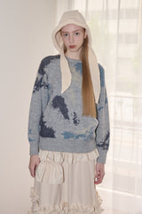 watercolor loose knit