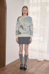 watercolor loose knit