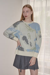 watercolor loose knit