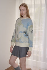 watercolor loose knit