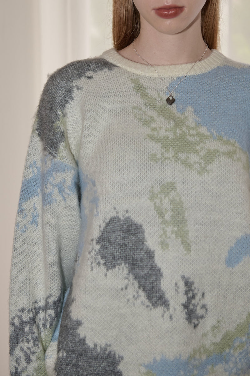 watercolor loose knit