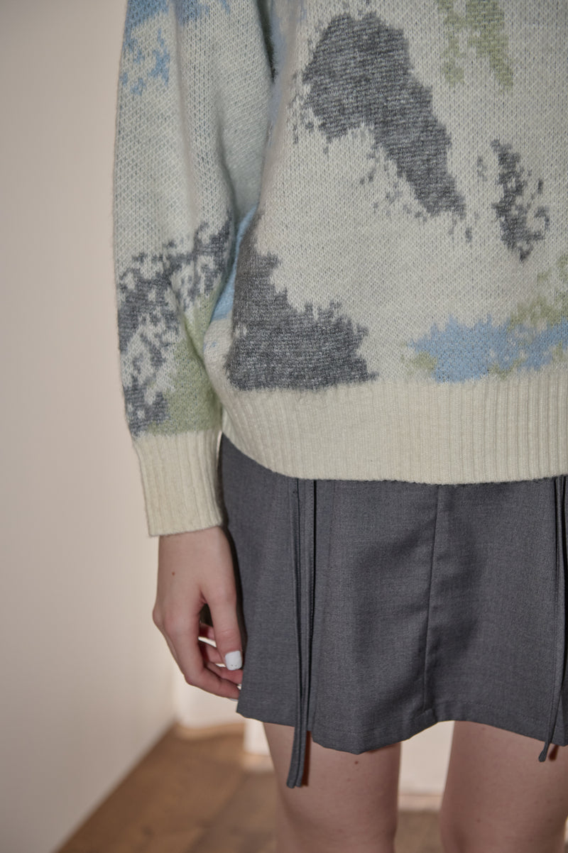 watercolor loose knit