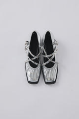 eyelet gather shoes