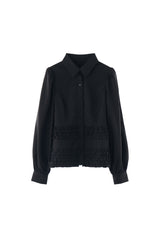 many frill blouse