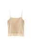 cup in velours frill camisole
