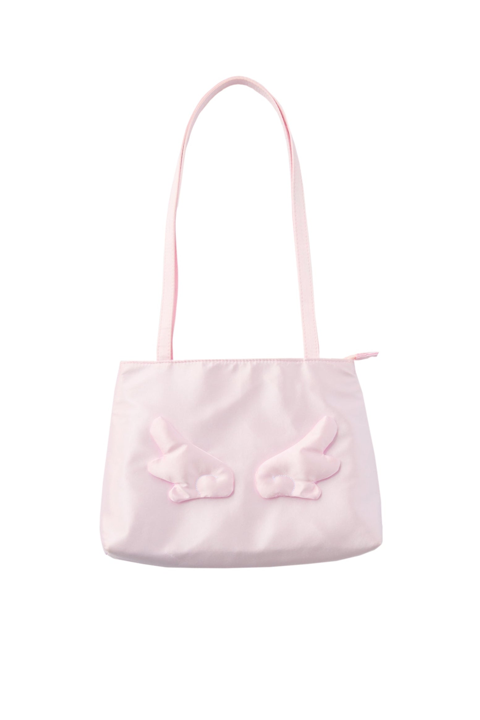 angel satin shoulder bag