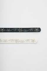 flower studs belt