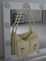double pocket nylon bag