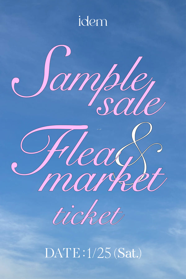 SAMPLE SALE & FLEA MARKET ticket