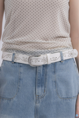 flower studs belt