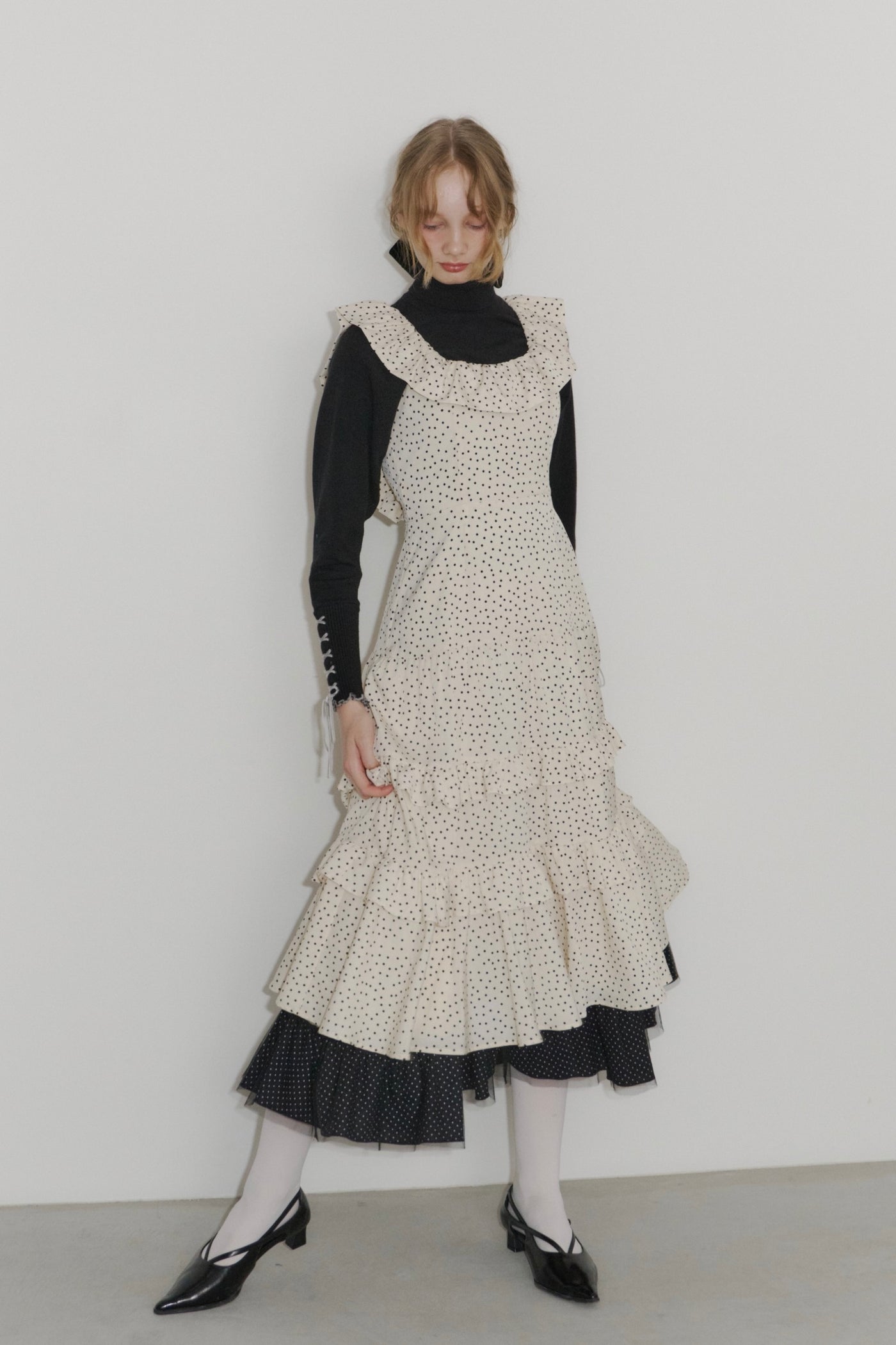 dot × dot many frill onepiece – idem