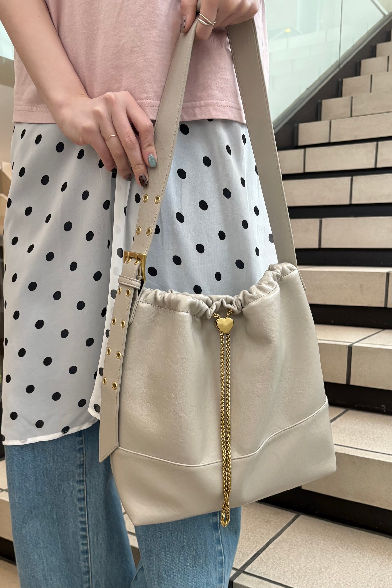 【送料関税無料】 shoulder charm heart bag idem – バッグ
