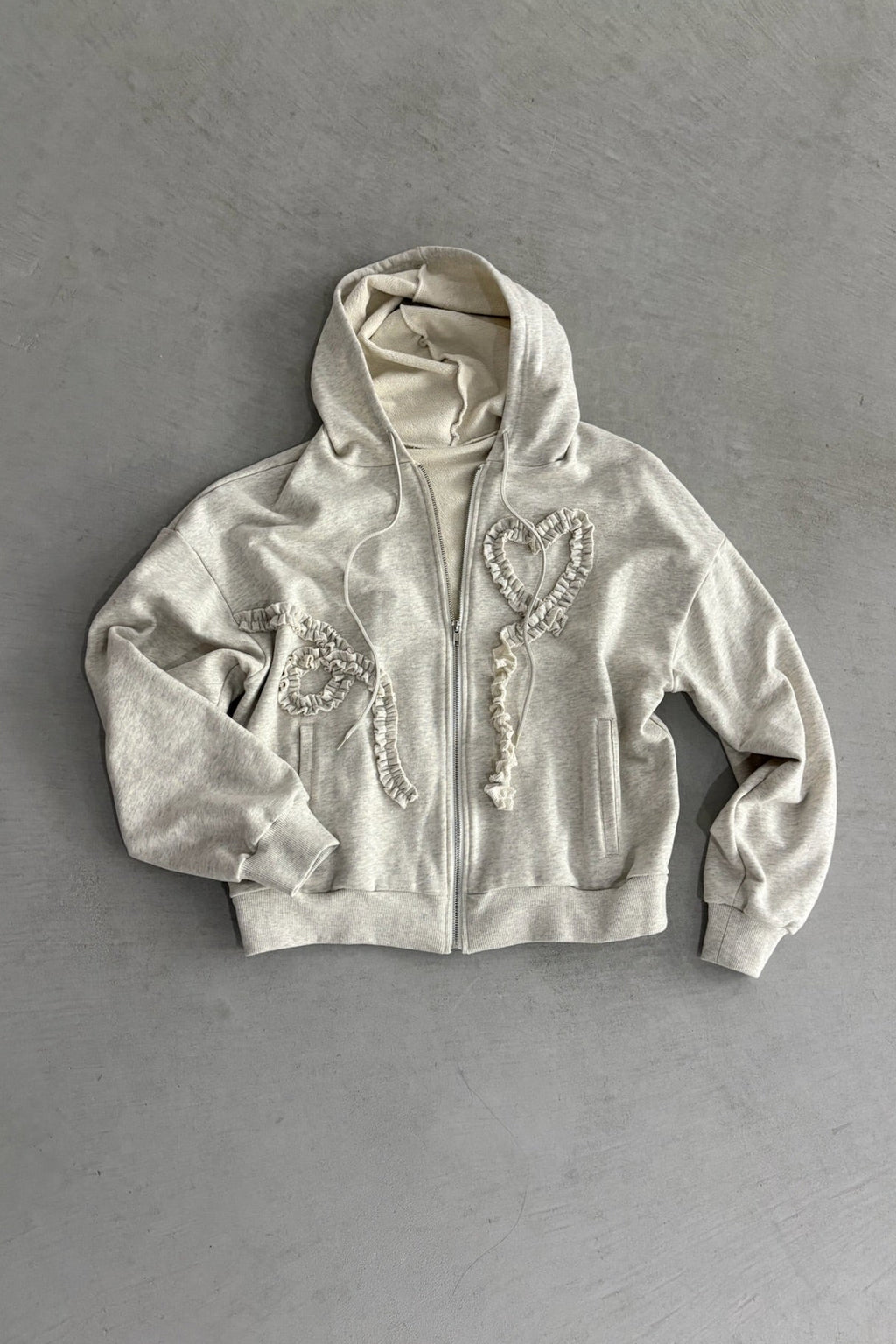 heart frill hoodie (NEW COLOR) – idem