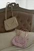angel satin shoulder bag