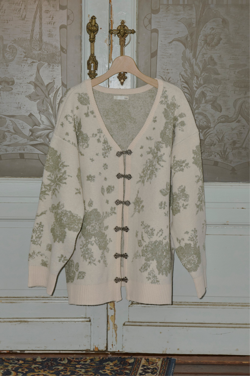 flower china cardigan