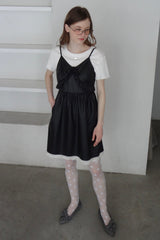 leather frill onepiece