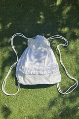 lace frill knapsack
