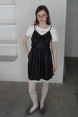 leather frill onepiece