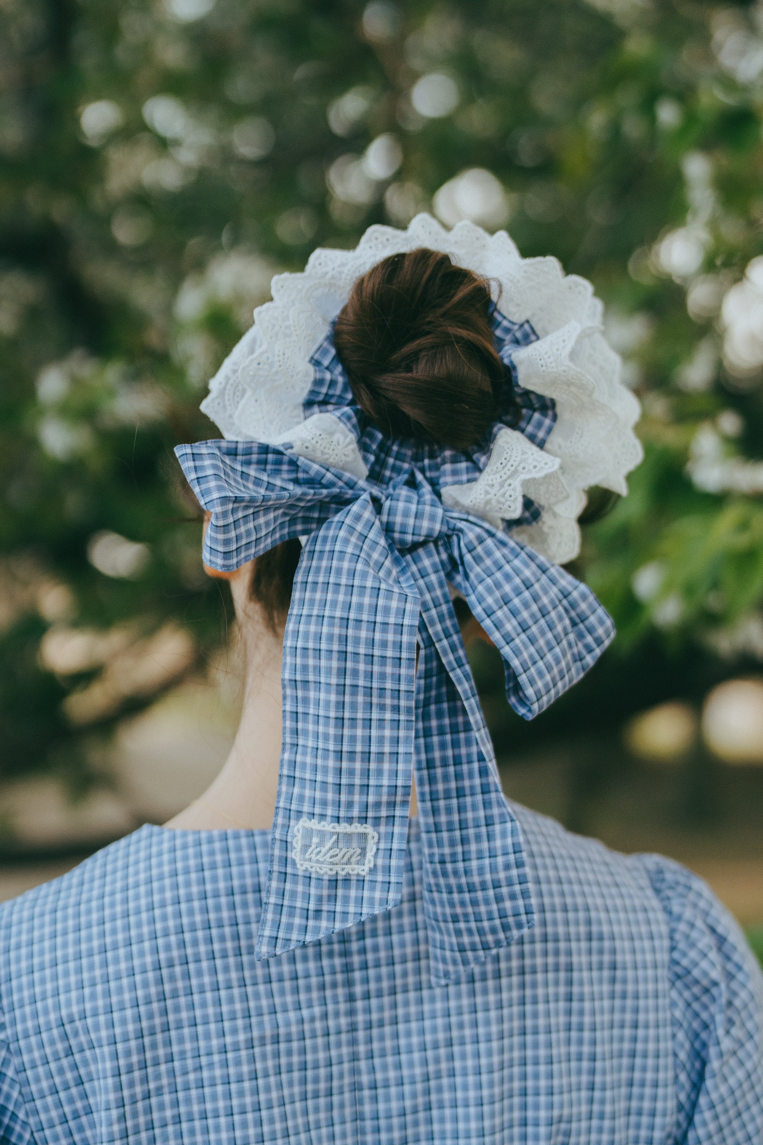 big frill ribbon chouchou