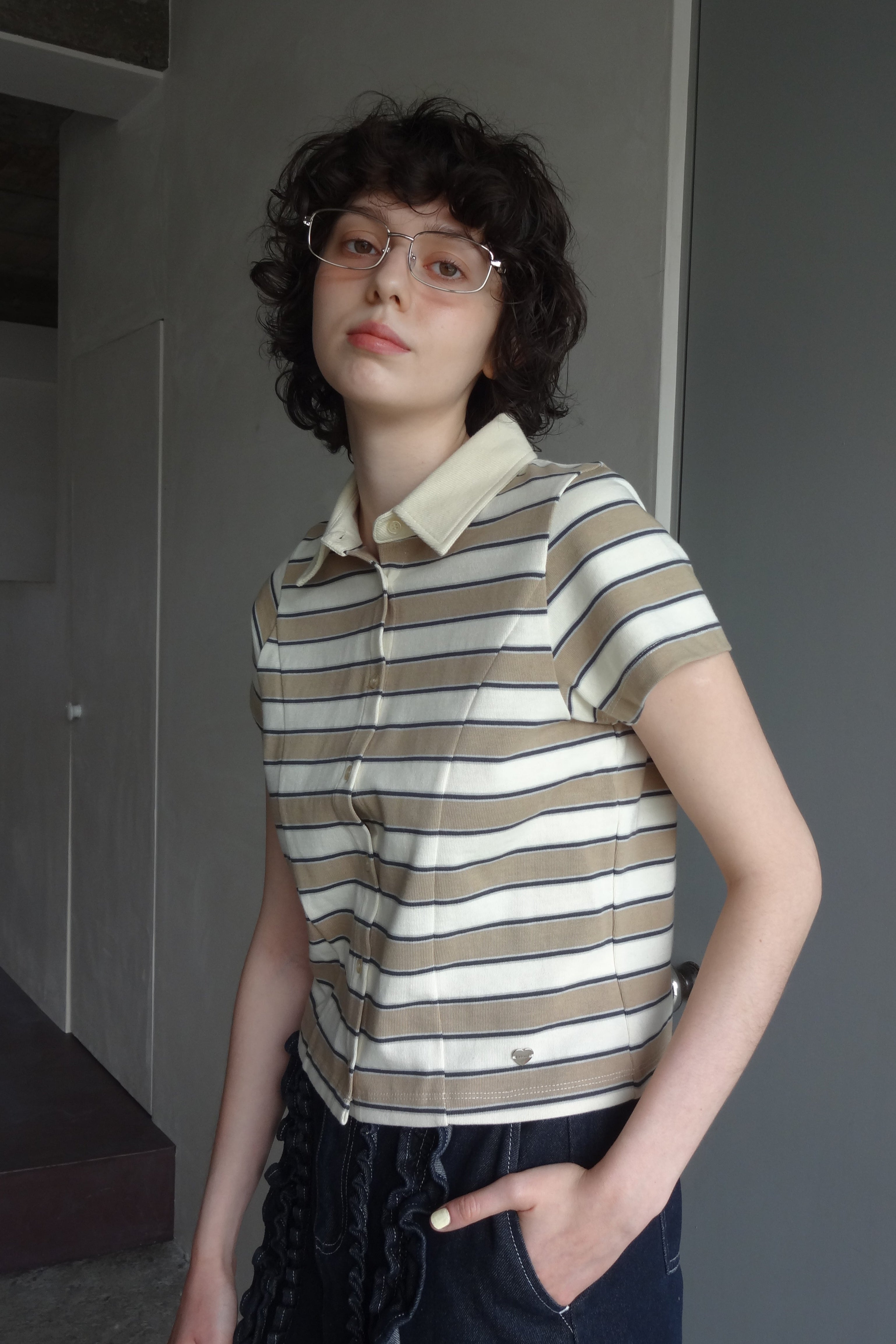 border polo shirt