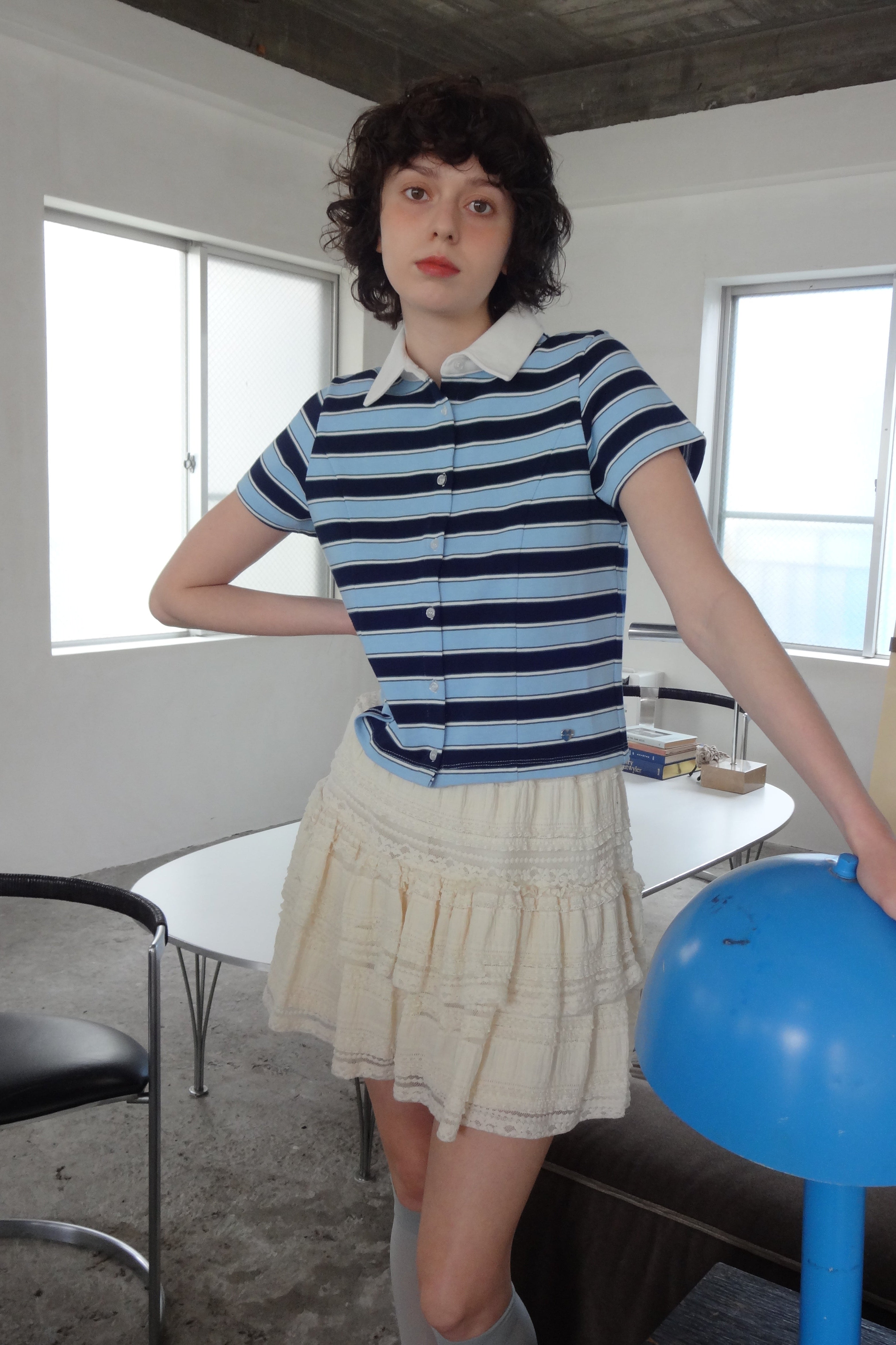 border polo shirt