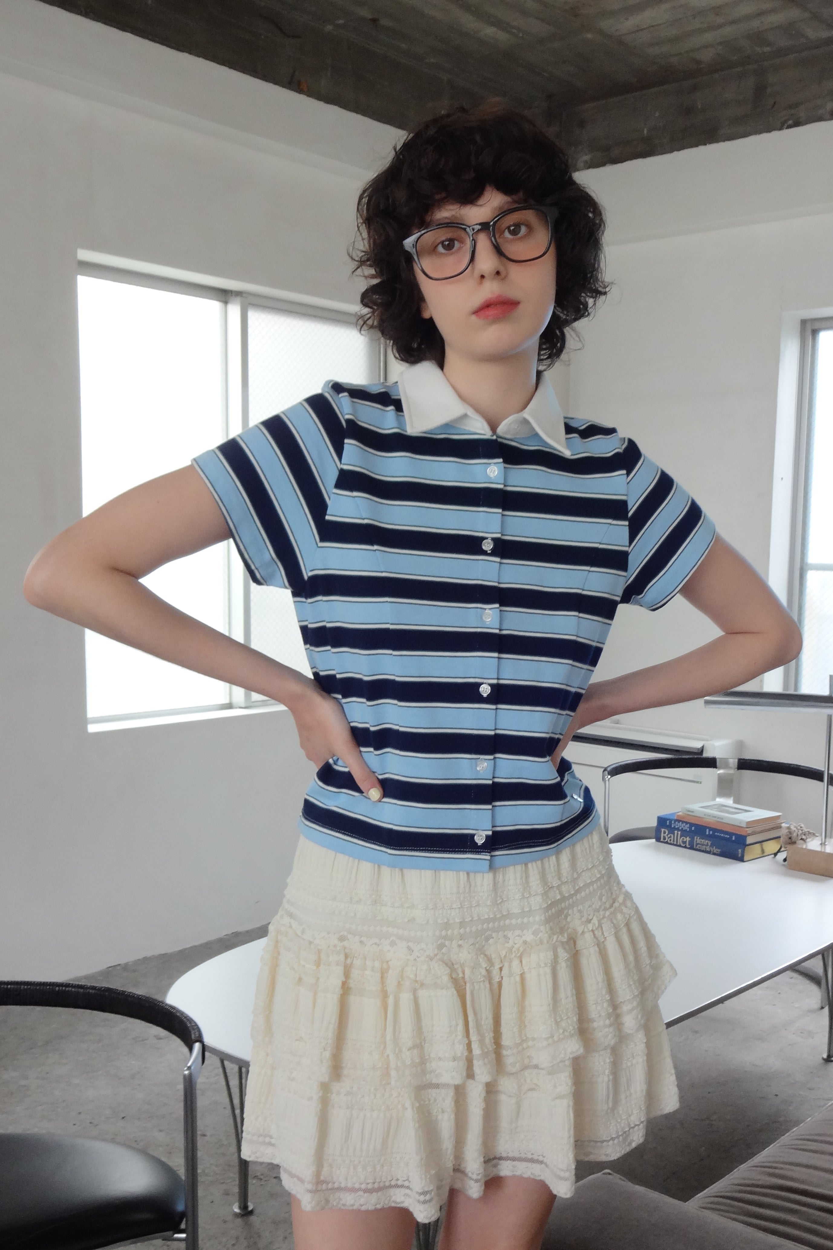 border polo shirt