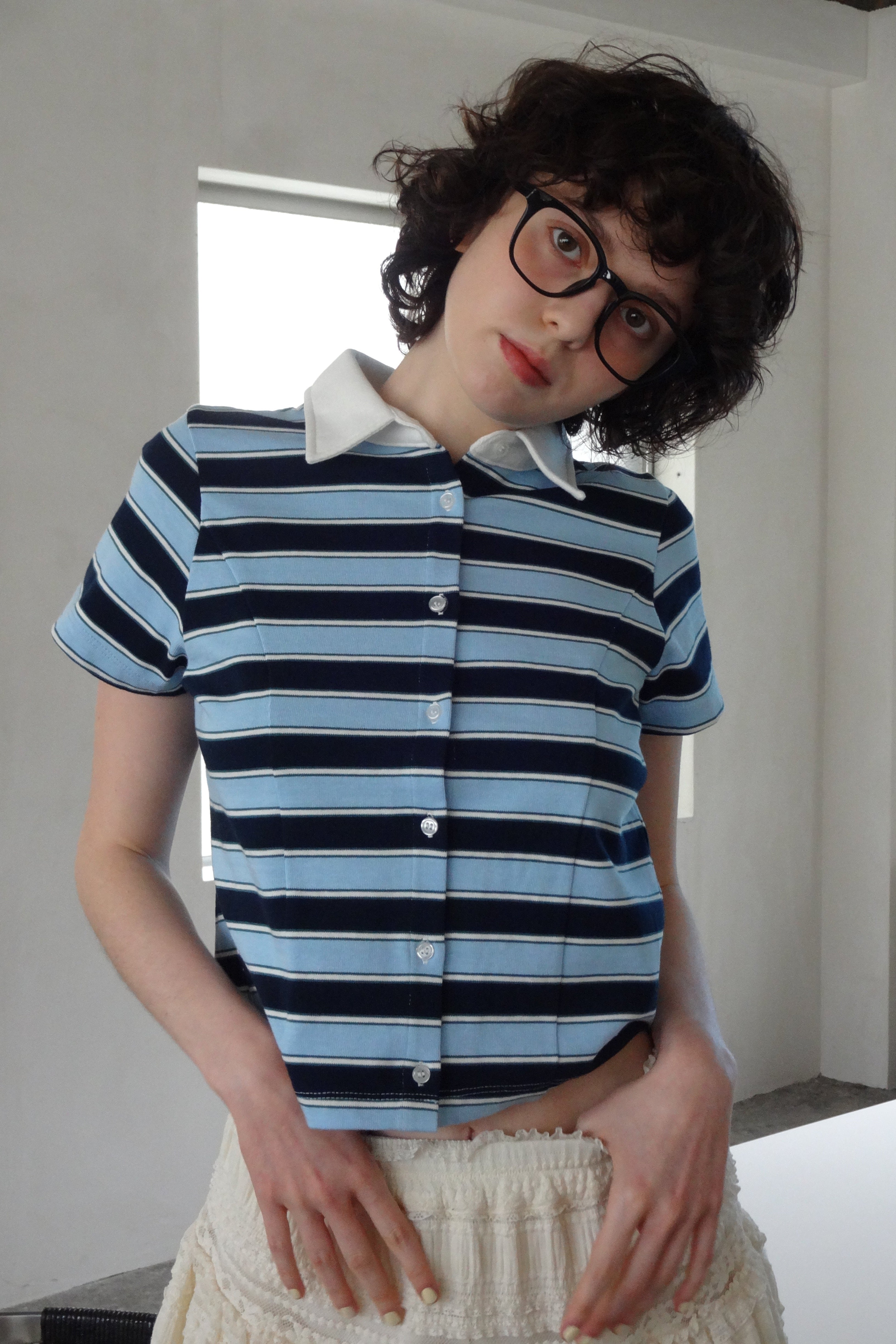 border polo shirt