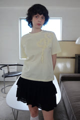heart frill T-shirt