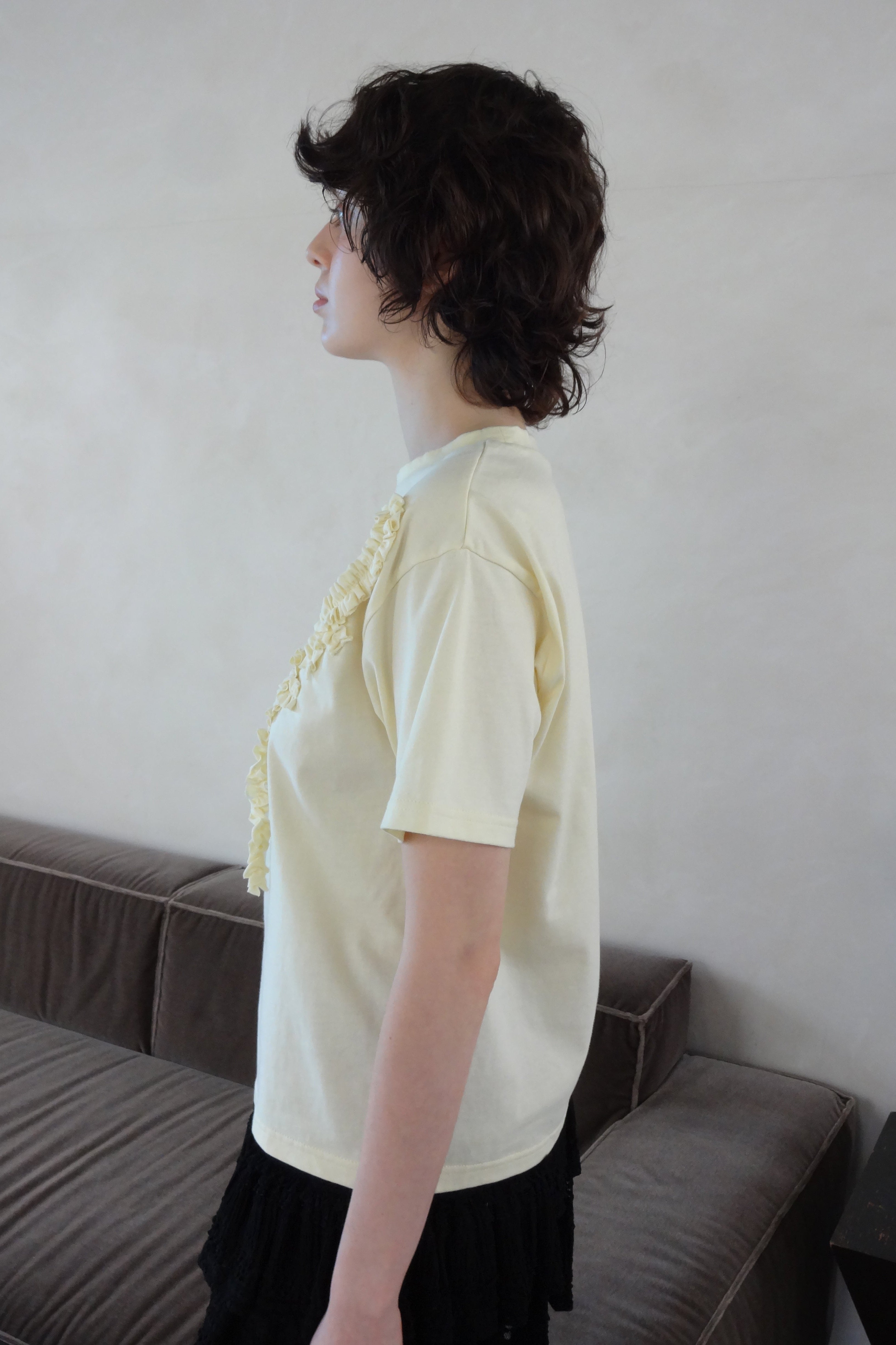 heart frill T-shirt