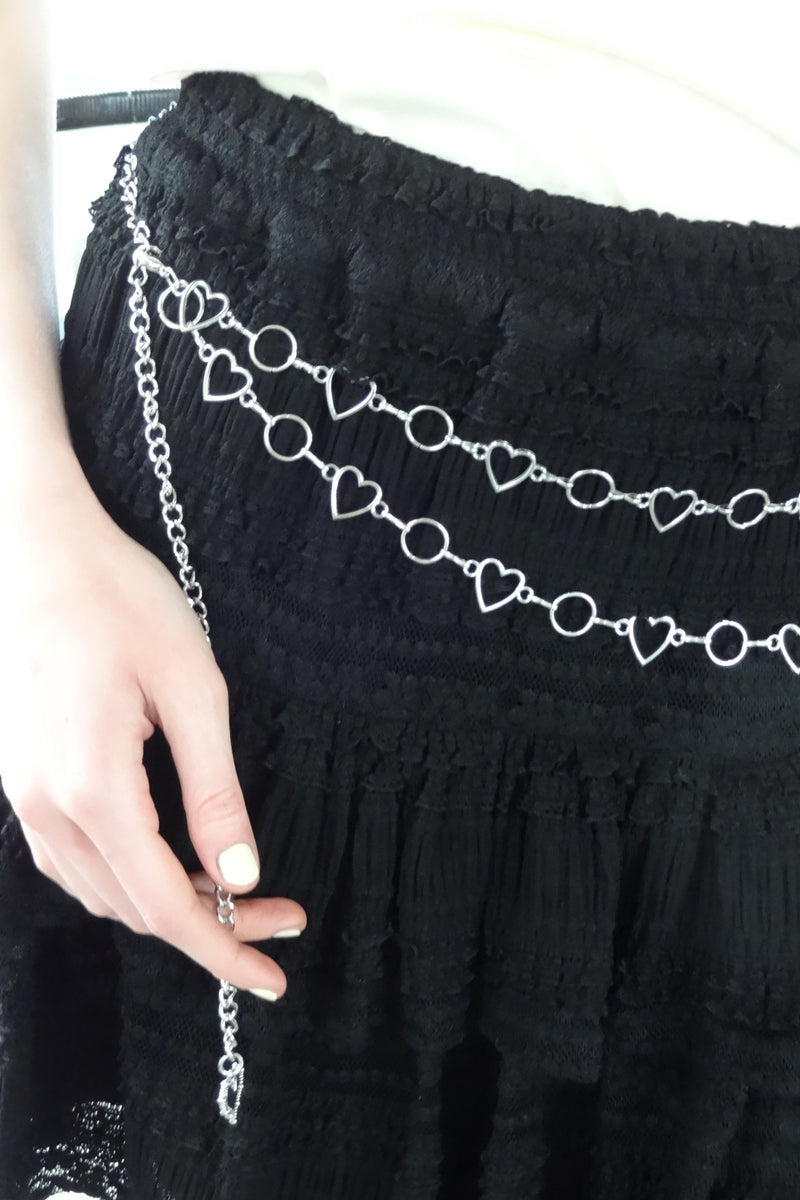 heart chain belt