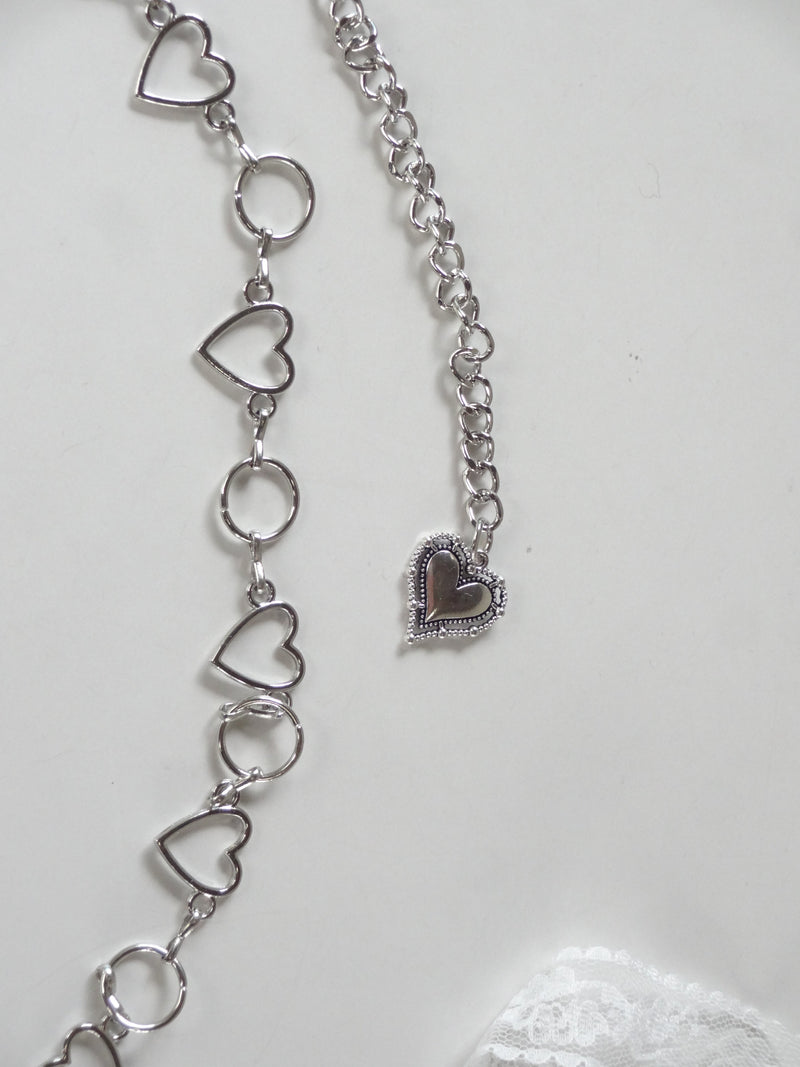 heart chain belt