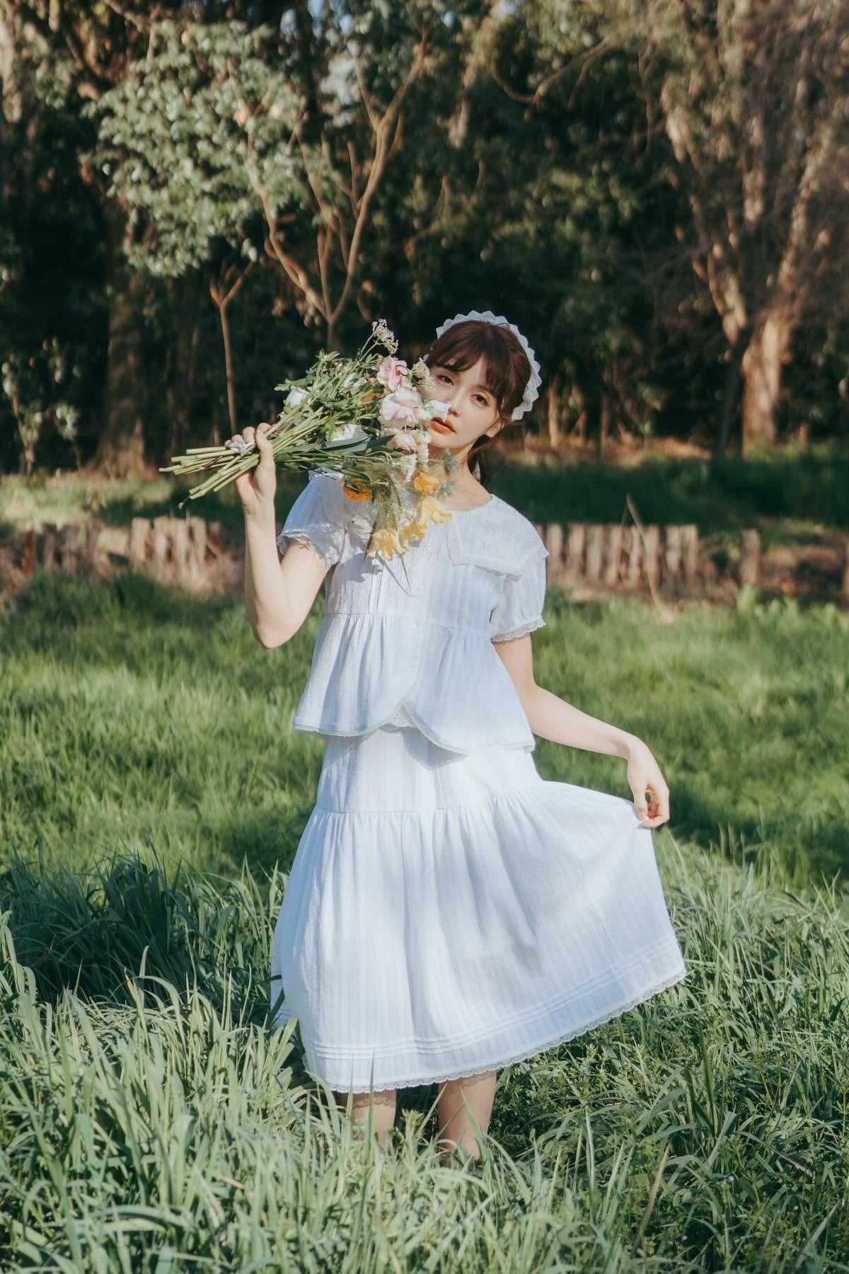 シャツ/ブラウス(半袖/袖なし) Back Ribbon China Blouse idem COHINA（コヒナ） ブラウス シャツ サイドリボンノースリーブシャツ