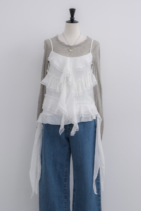 jellyfish many frill camisole