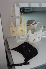 double pocket nylon bag