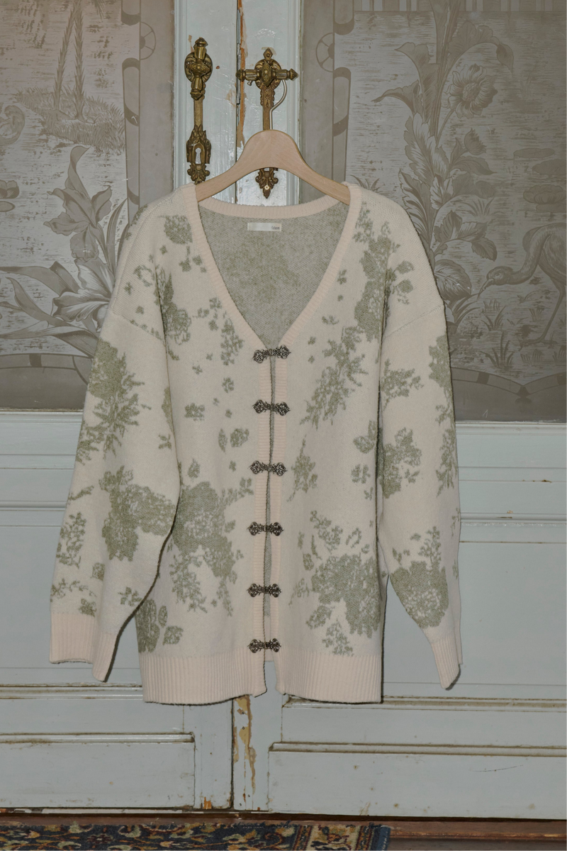 flower china cardigan