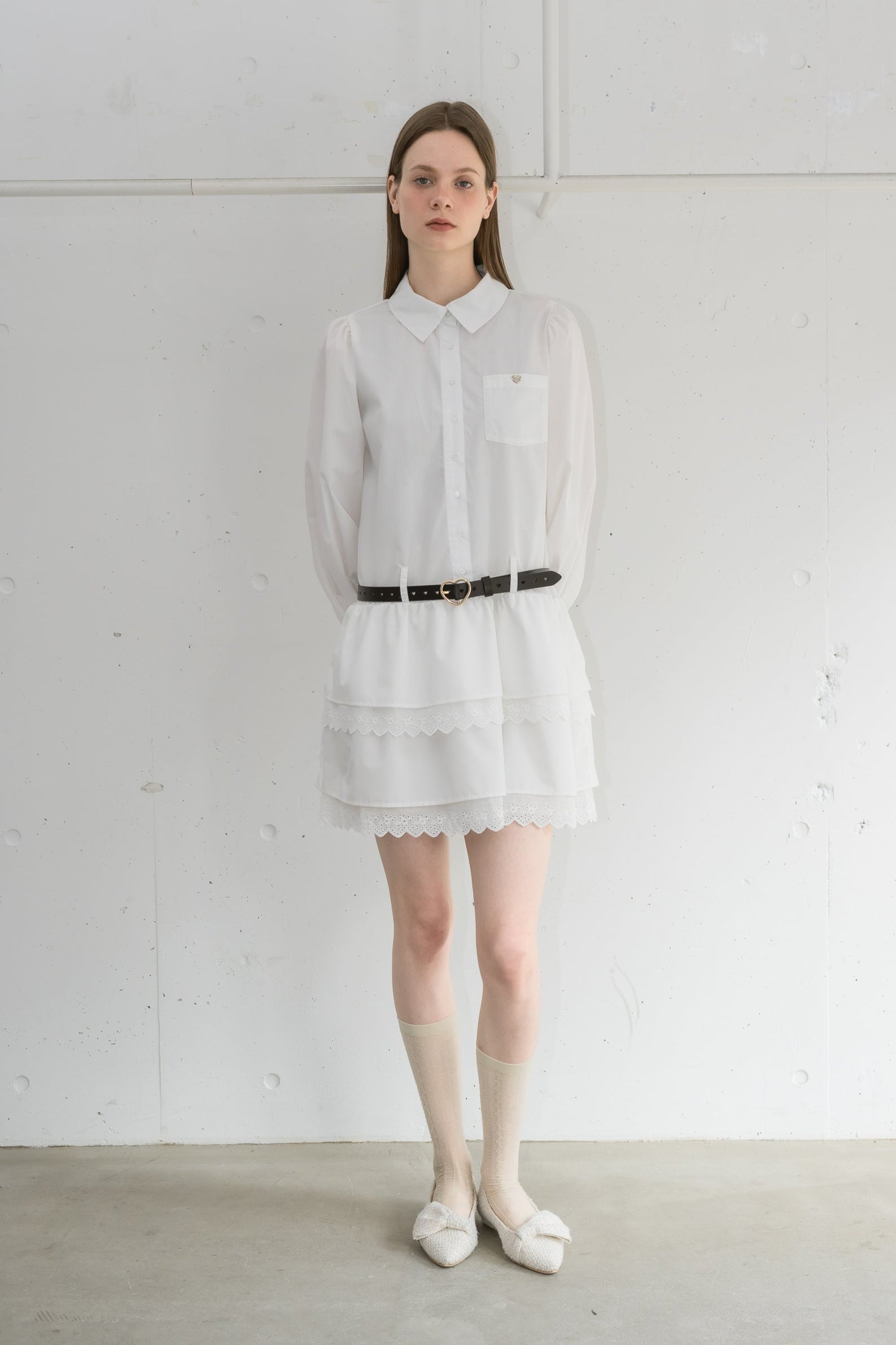 lace skirt shirt onepiece