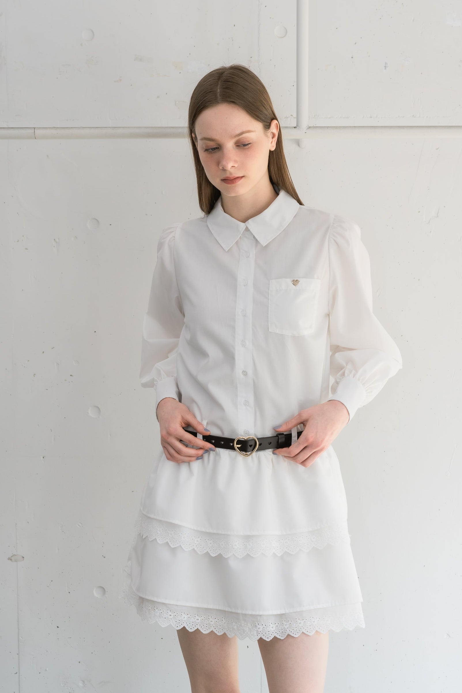lace skirt shirt onepiece
