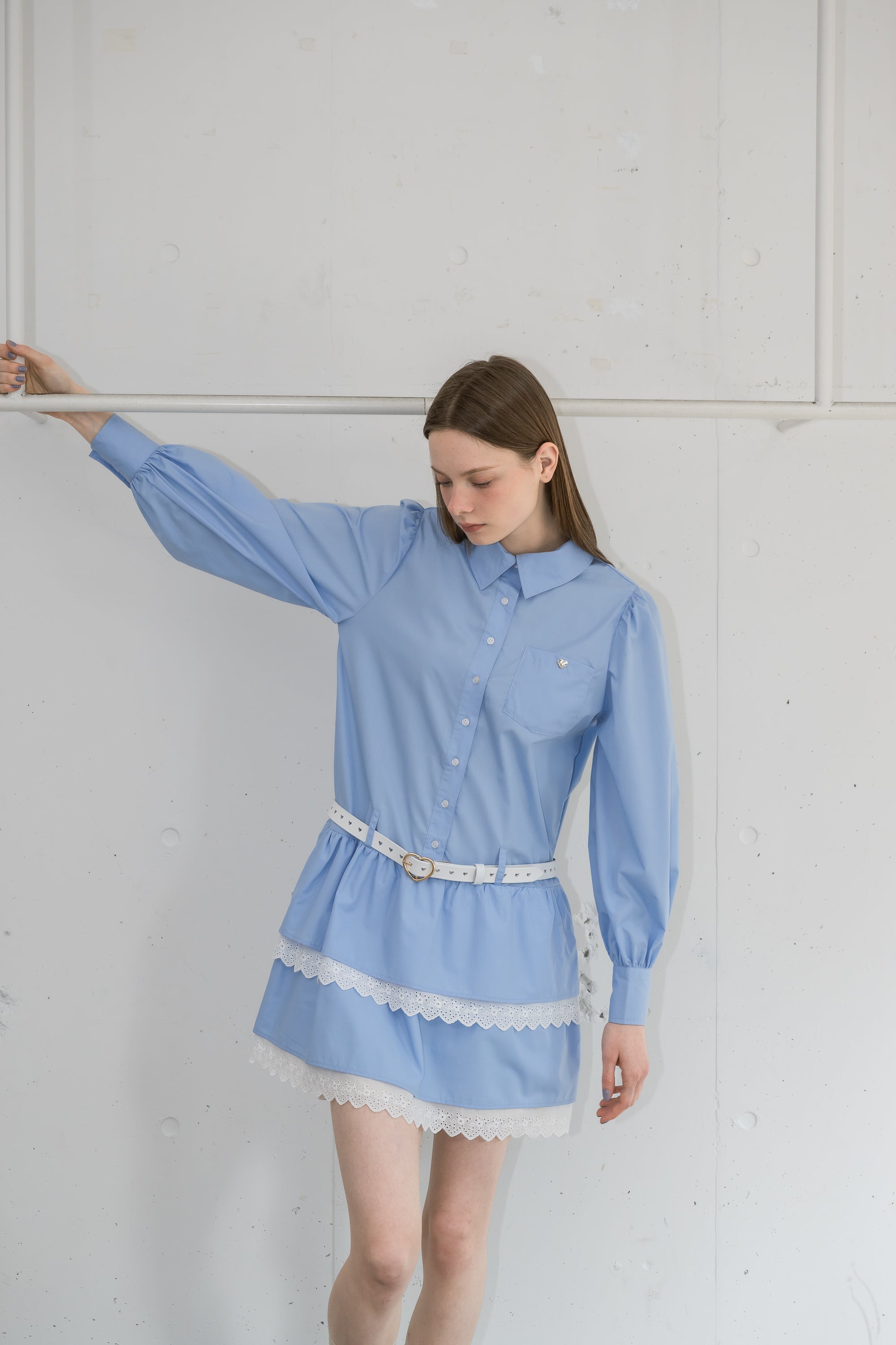 lace skirt shirt onepiece
