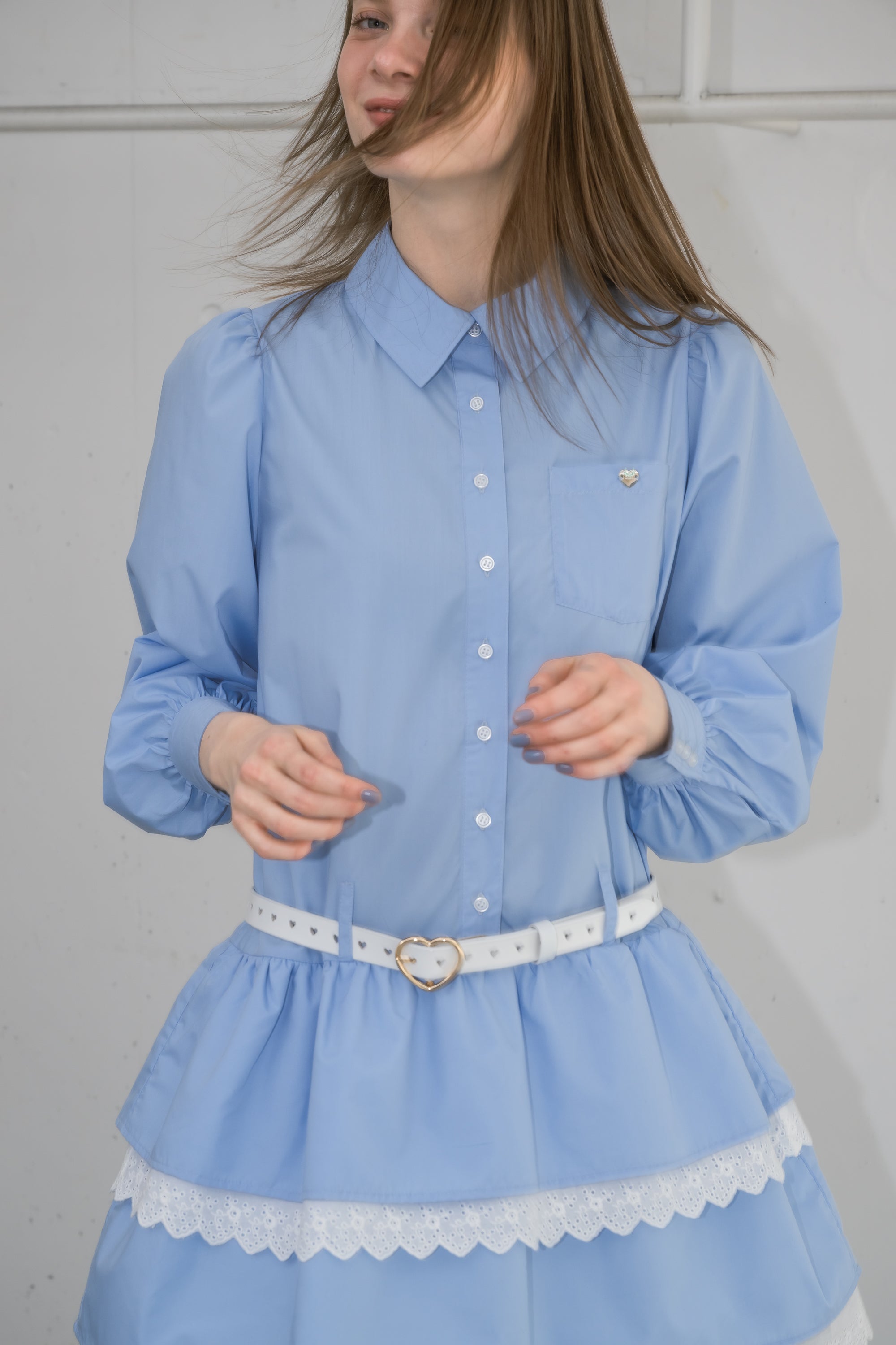 lace skirt shirt onepiece