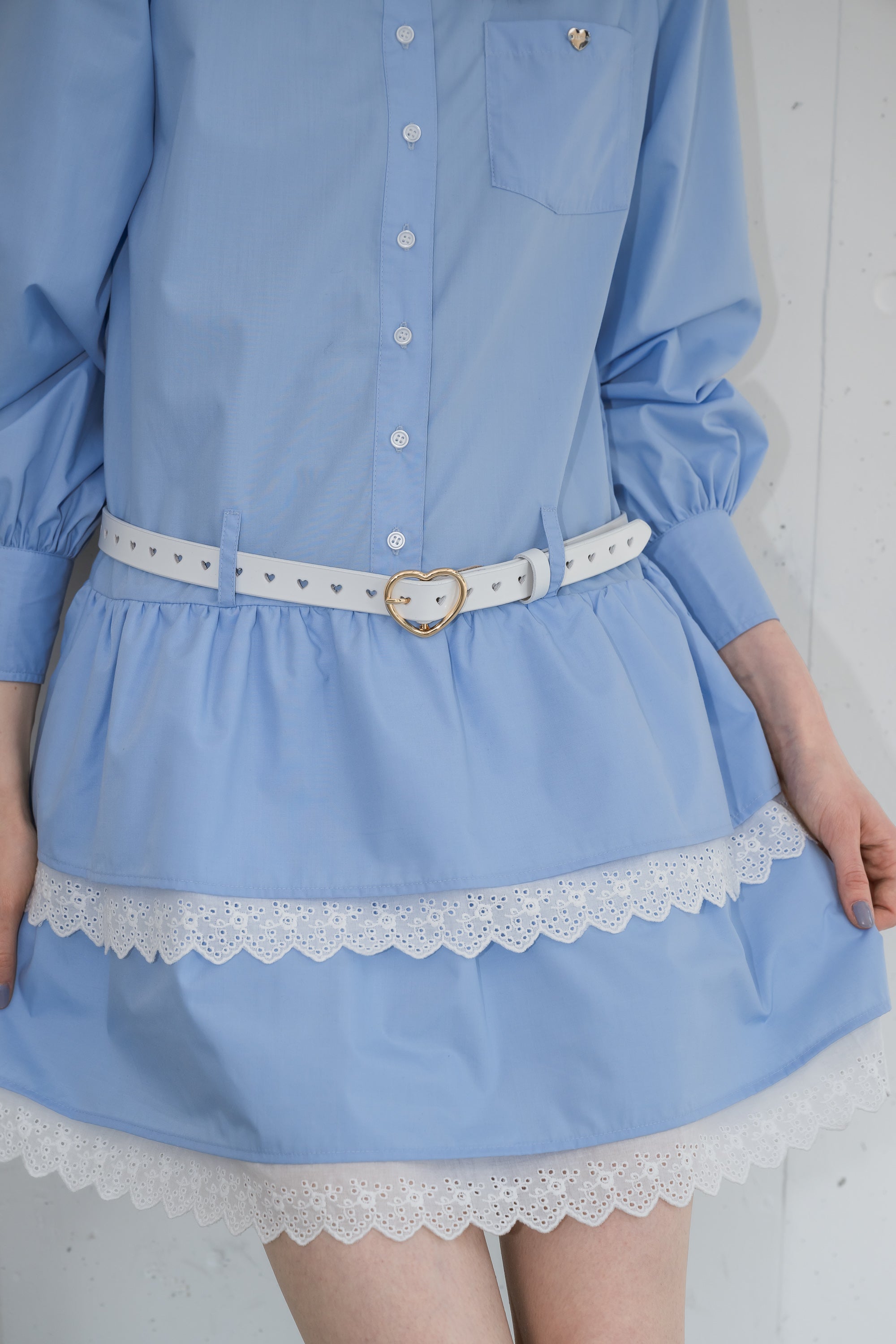lace skirt shirt onepiece