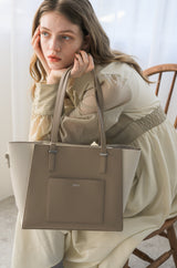 2way bicolor classy bag