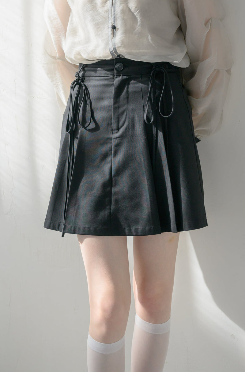 2way ribbon belt mini skirt – idem