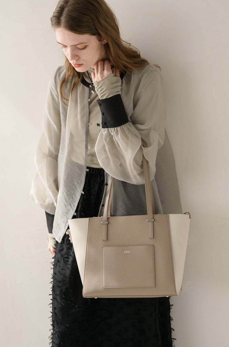 2way bicolor classy bag