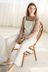 side ribbon overalls