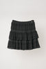 lace tiered frill mini skirt