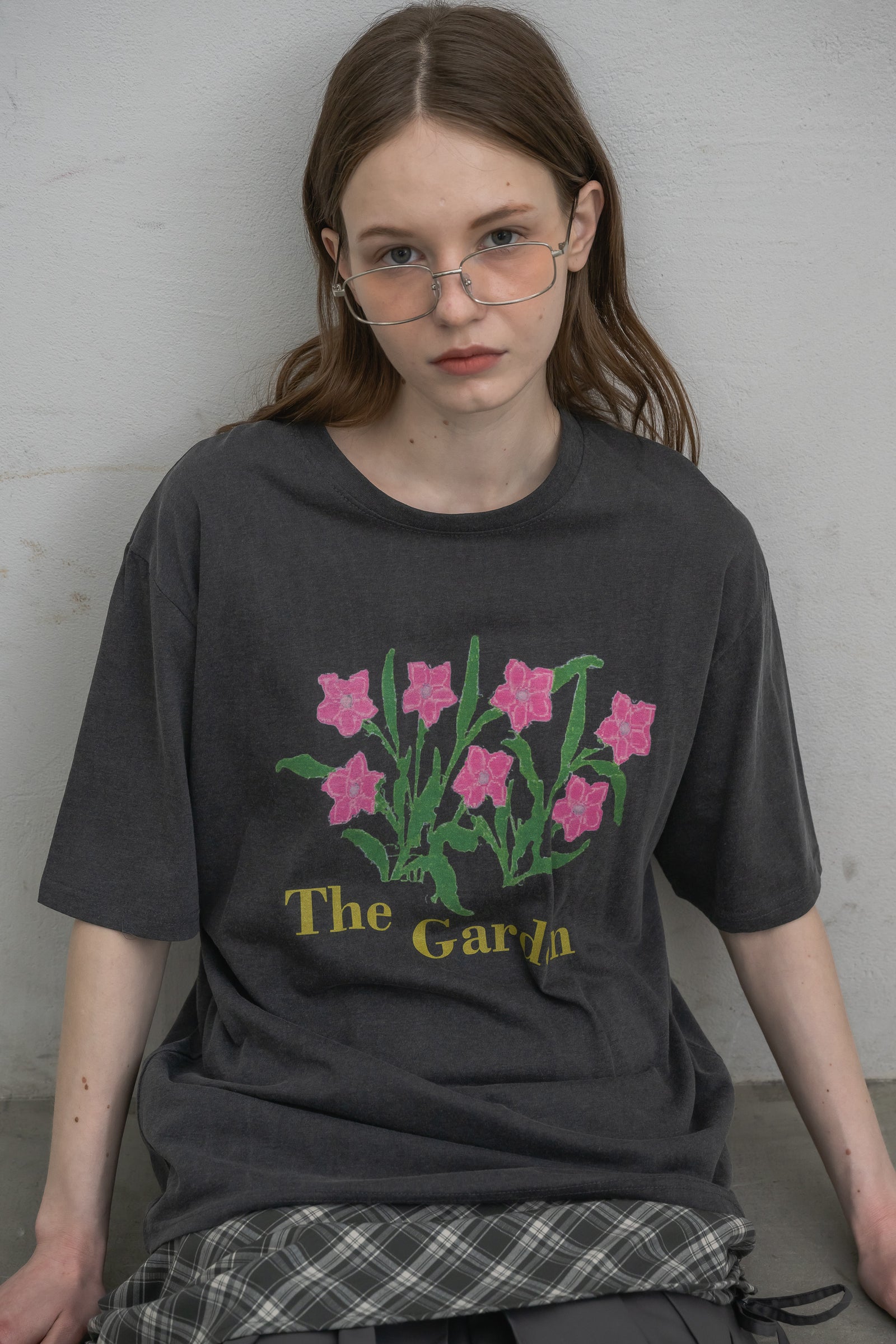 flower print t-shirt – idem