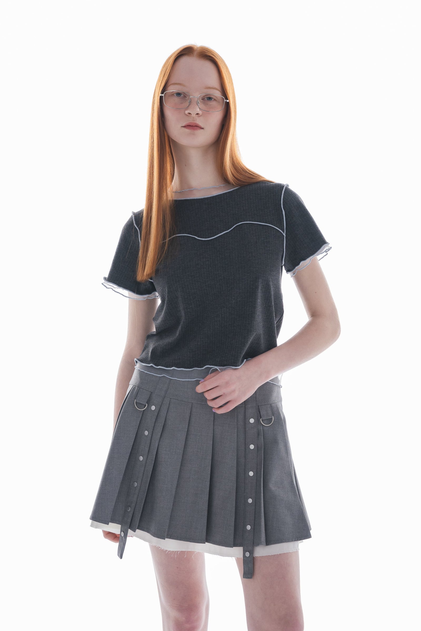 タグ付き PLEATS LAYERED PLEATS SKIRT Designer fashion, Seoul-fully created | W Concept