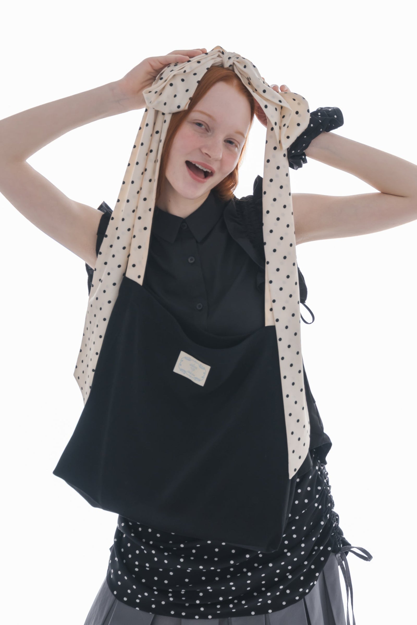 big ribbon tote bag – idem