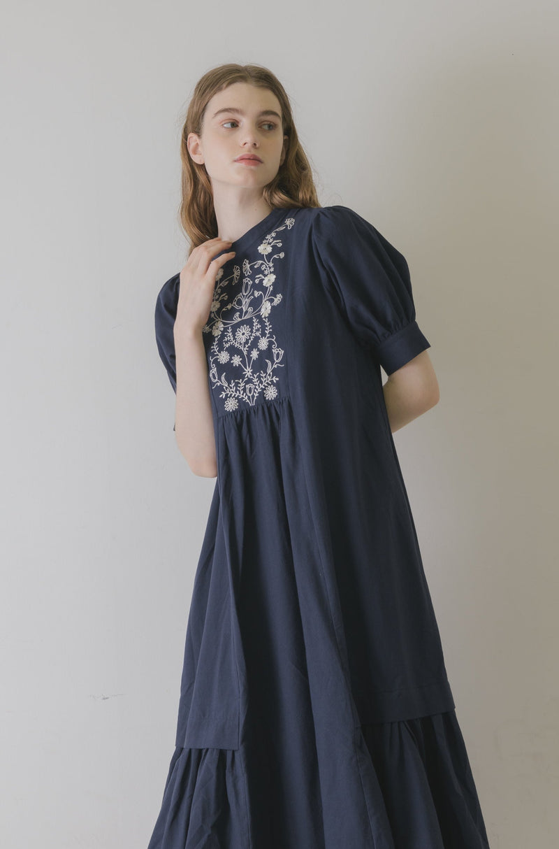 embroidery cotton onepiece
